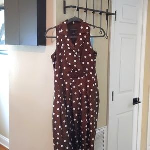 A mid-calf dress